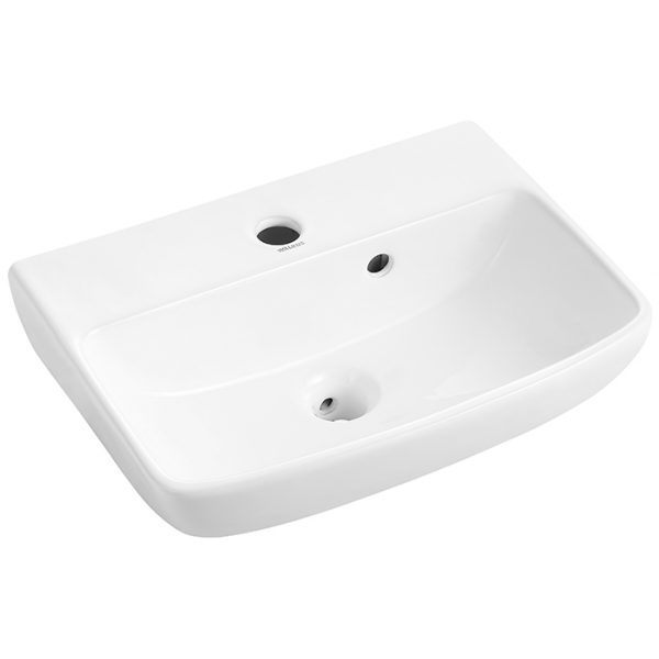 Walrus WR-230124.1 長方形掛牆面盆 (含單孔龍頭孔)