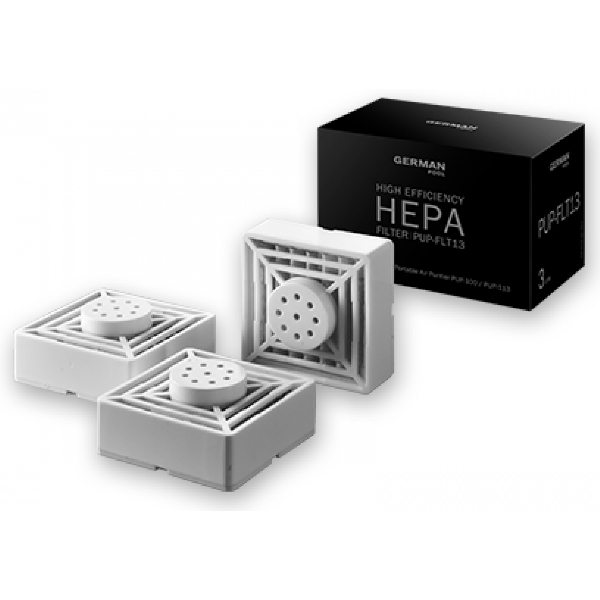 德國寶 German Pool PUP-FLT13R HEPA 13+活性碳複合濾芯 (3件裝)