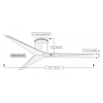 Matthews Fan Eliza-H 56吋天花吊扇 (鋁銀色)