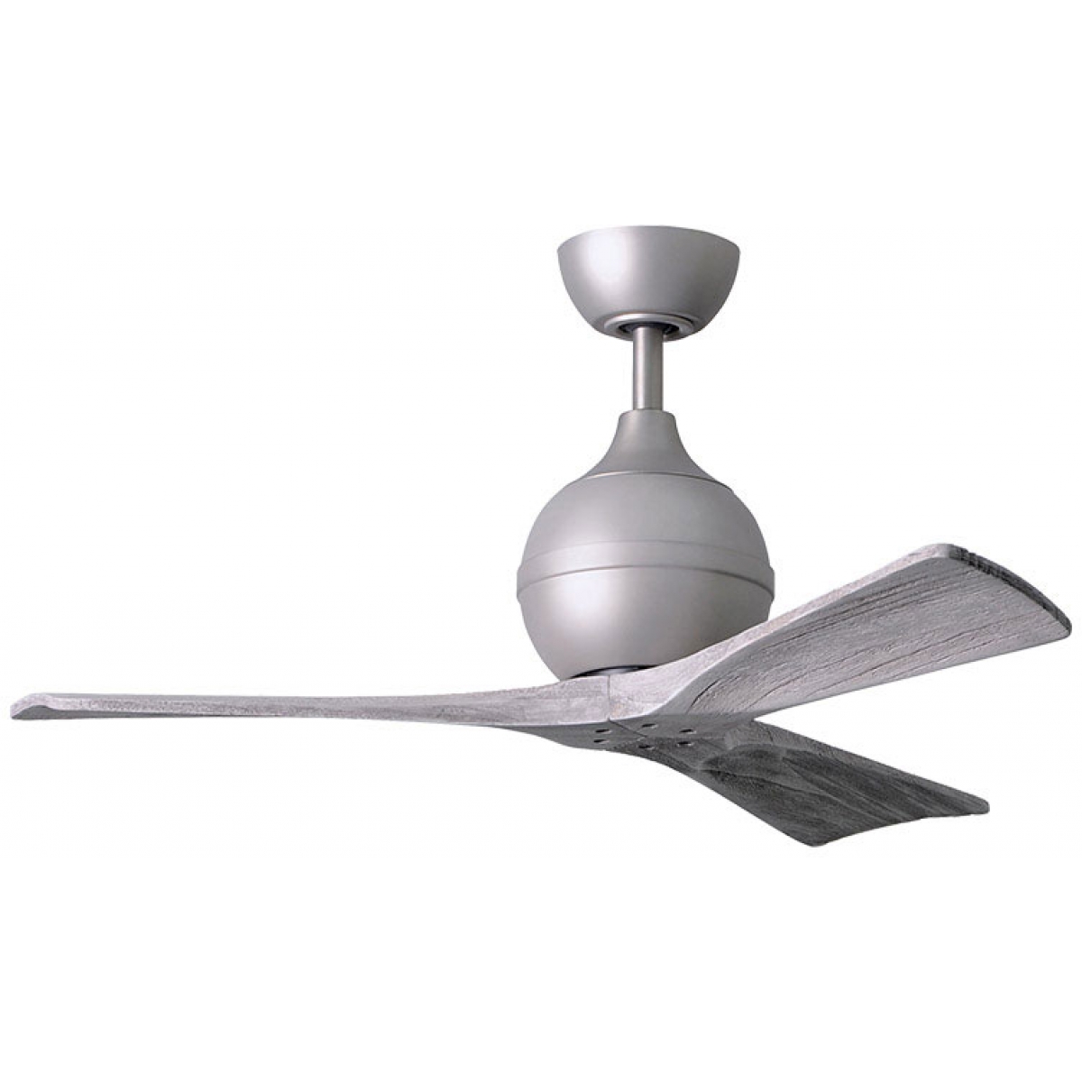 Matthews Fan Irene-3 42吋天花吊扇 (鋁銀色機身, 倉木色扇葉)