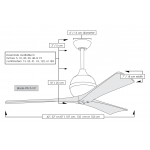 Matthews Fan Irene-3 52吋天花吊扇 (紋理青銅+胡桃木色扇葉)