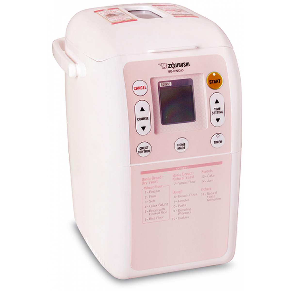 Zojirushi 象印 BB-KWQ10-PL 450W 麵包機 (自動配料添加)