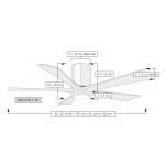 Matthews Fan 42吋 Irene-5HLK 天花吊扇 (紋理青銅+倉木色扇葉)