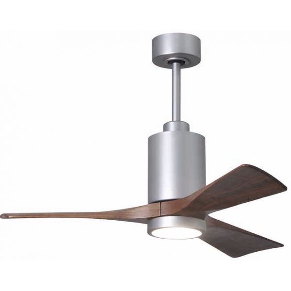 Matthews Fan 42吋 Patricia–3 天花吊扇 (鋁銀色+胡桃木色扇葉)