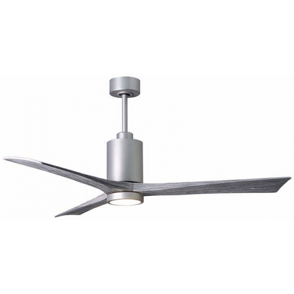 Matthews Fan 60吋 Patricia–3 天花吊扇 (鋁銀色+倉木色扇葉)