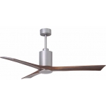 Matthews Fan 60吋 Patricia–3 天花吊扇 (鋁銀色+胡桃木色扇葉)