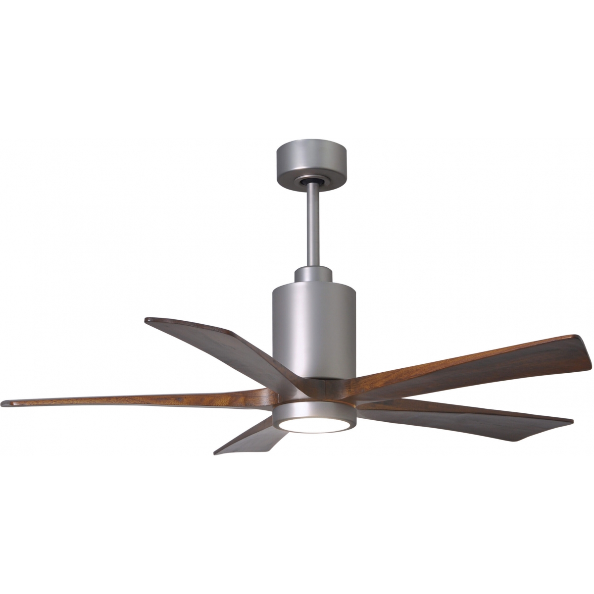 Matthews Fan 52吋 Patricia–5 天花吊扇 (鋁銀色+胡桃木色扇葉)
