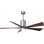 Matthews Fan 60吋 Patricia–5 天花吊扇 (鋁銀色+胡桃木色扇葉)
