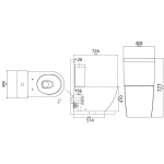 TOTO CW766PB 高咀分體座廁 (不含風琴喉)