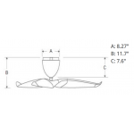 Aeratron AE3+ Series 50吋 天花吊扇 - DC馬達 6段速度 夏季/冬季模式