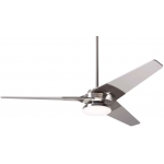 Modern Fan Co Torsion 52吋天花吊扇 (亮銀色+銀色扇葉) - 牆壁開關、夏季/冬季模式