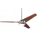 Modern Fan Co Torsion 42吋 天花吊扇 (亮銀色+桃花木扇葉) - Dave Ellis設計，夏冬模式