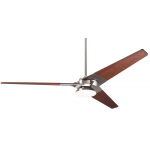 Modern Fan Co Torsion 62吋 天花吊扇 (亮銀色+桃花木扇葉) - Dave Ellis設計