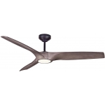 Iconic DC-3 52吋天花吊扇 (DC摩打, 霧黑色)