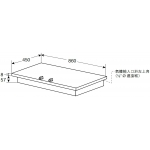 WHIRLPOOL 惠而浦 AGA301BP(LPG) 石油氣三頭煮食爐