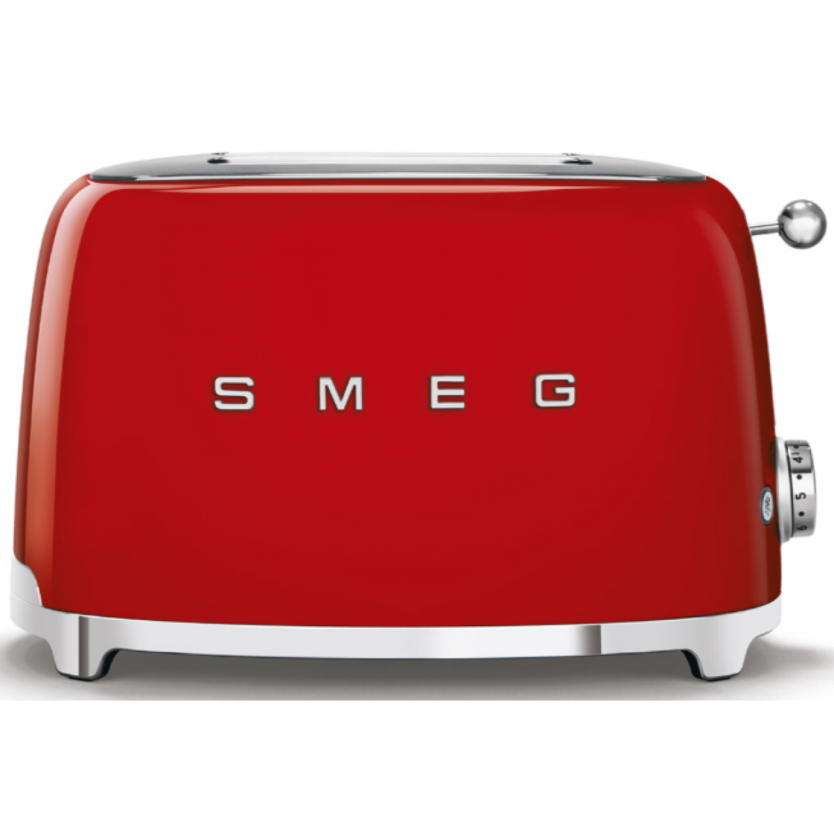 Smeg 50年代復古紅色多士爐 TSF01RDUK - 6段烘烤不鏽鋼950W