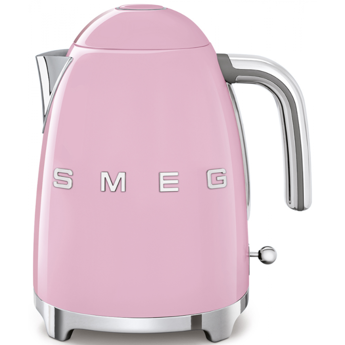 Smeg KLF03PKUK 1.7公升電熱水壺 (粉紅色)：3000W功率，軟開啟蓋子，360°旋轉底座
