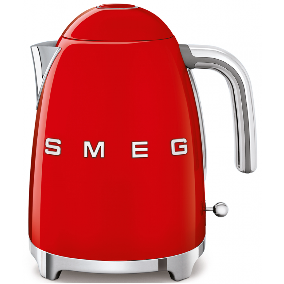 Smeg KLF03RDUK 1.7公升電熱水壺 (紅色)：3000W功率，50年代風格，360°旋轉底座