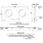 Rasonic 樂信 RIC-SNG211 2800W 雙頭電磁爐 附日本微晶石面板