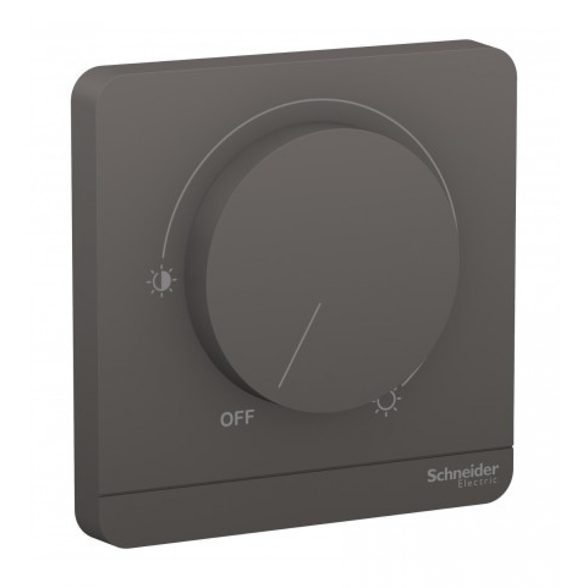 Schneider Electric 施耐德電氣 AvatarOn 250W 單位光暗掣連開關 (石墨灰) (E8331RD250_DG) - 旋鈕控制、多重安全保護