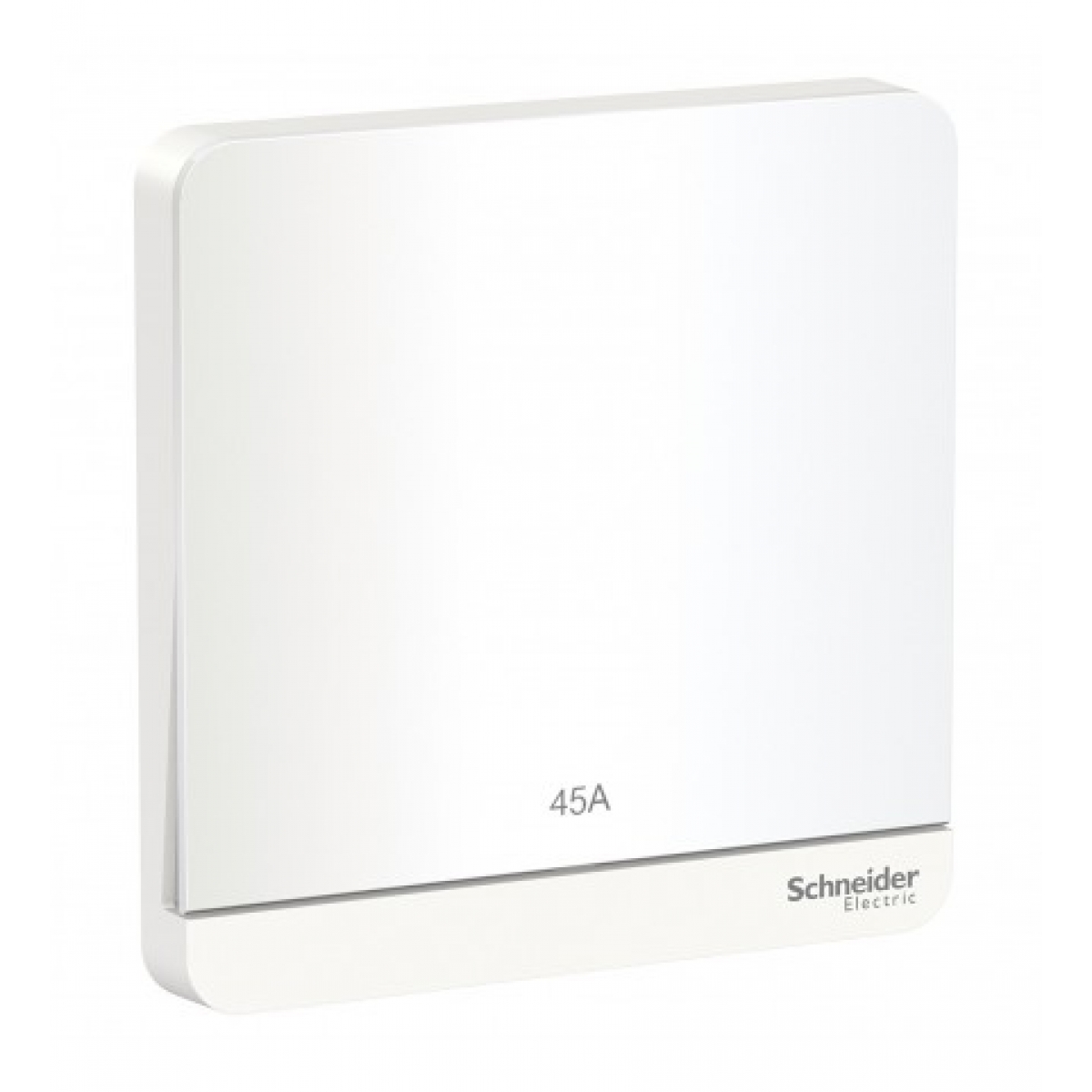 Schneider Electric 施耐德電氣 AvatarOn 45A 單位雙極掣連LED指示燈 (搪瓷白) (E8331D45N_WE_C5) - 86x86mm、2-pole開關功能