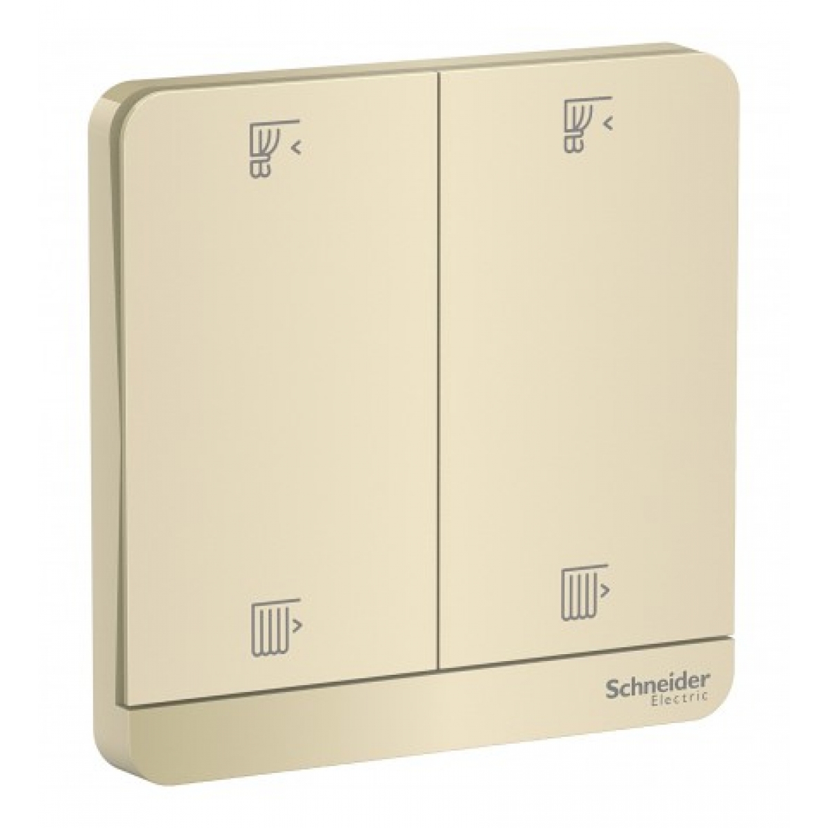 Schneider Electric 施耐德電氣 AvatarOn 10A 機械窗簾控制器 (沉醉金) (E8332C_WG_C5) - 86x86mm、多種負載適用