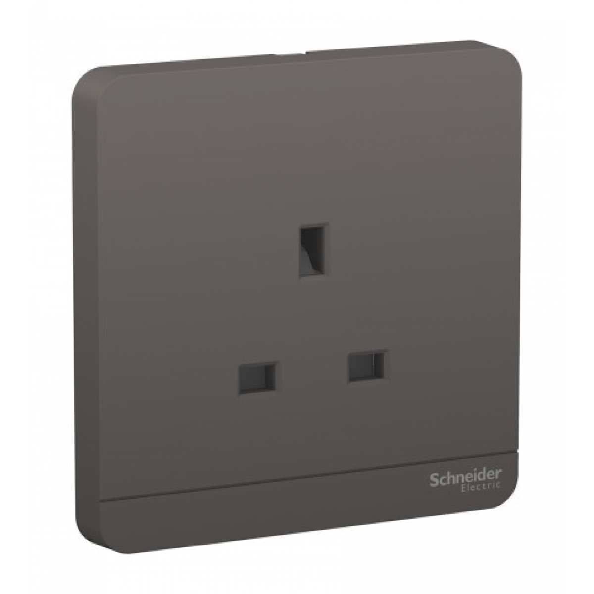 Schneider Electric 施耐德電氣 AvatarOn 13A單位連保護門插座 (石墨灰)