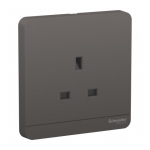 Schneider Electric 施耐德電氣 AvatarOn 13A 單位連保護門插座 (石墨灰) (E83426_DG_C5)