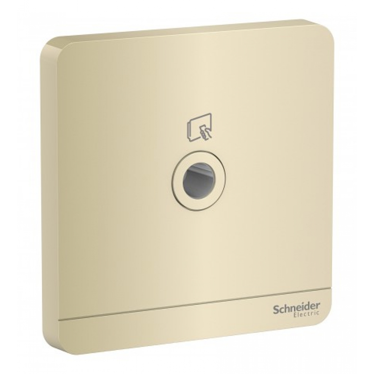 施耐德電氣 AvatarOn 單位電視天線副板插座 (沉醉金) - 75Ω，5-860MHz頻寬，符合GB 17466標準