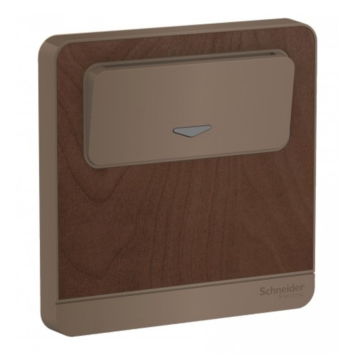 Schneider Electric AvatarOn 16A 250V 電子插卡開關掣 (胡桃木) - 酒店專用，LED指示燈
