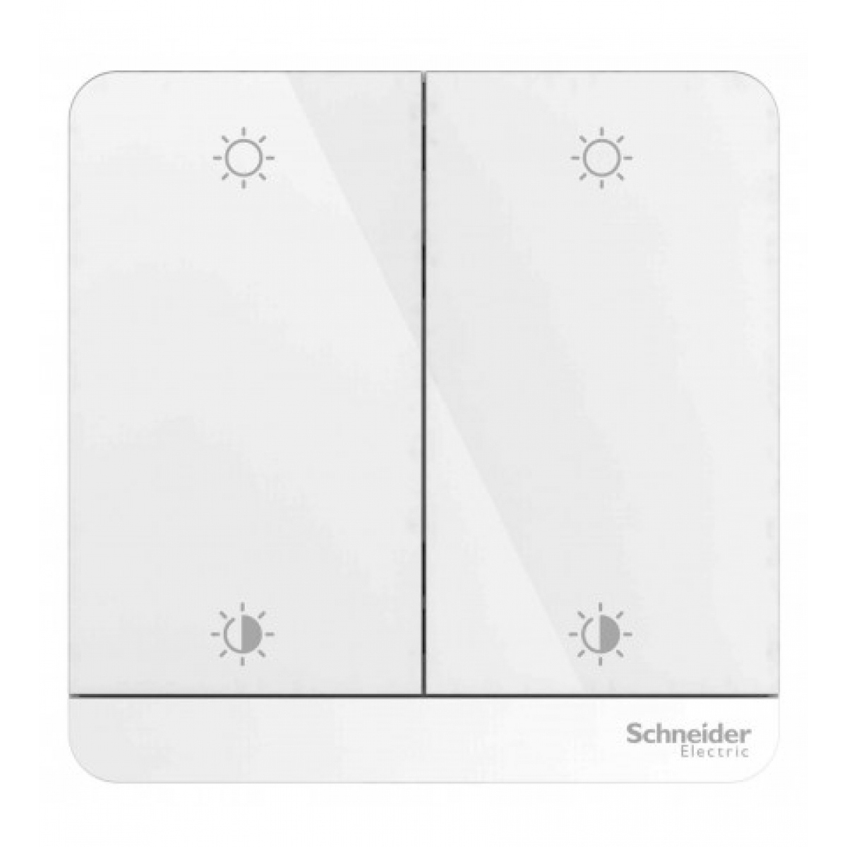 施耐德電氣 Wiser 智能兩位光暗掣 (搪瓷白)