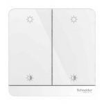 Schneider Electric 施耐德電氣 Wiser 智能兩位光暗掣 (搪瓷白) (E8332DST350ZB_WE)