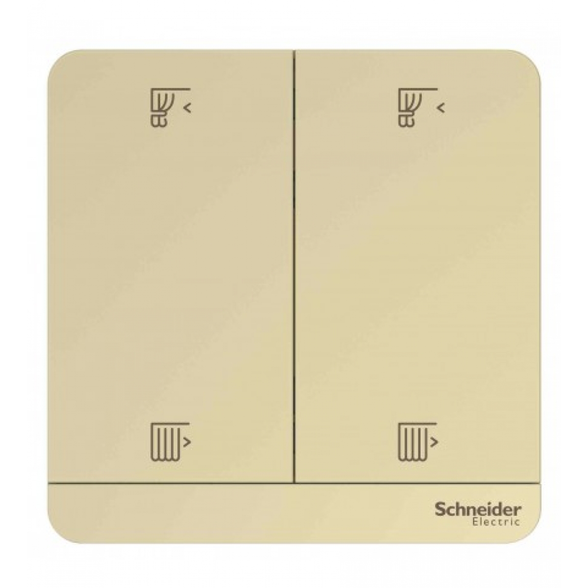 施耐德電氣 Wiser 智能兩位窗簾掣 (沉醉金)