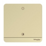 Schneider Electric Wiser Home Automation 1G Dimmer (Wine Gold) (E8331DST300ZB_WG)