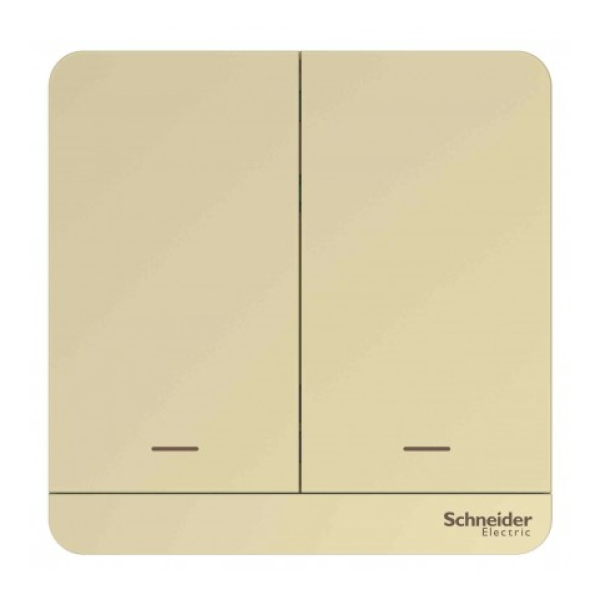 施耐德電氣 Wiser 智能兩位開關掣 (沉醉金)