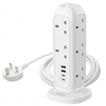 Momax US11UKW OnePlug PD20W 11-Outlet Power Strip With USB (White)
