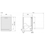 ASKO DBI344ID.W 嵌入式洗碗碟機：14套容量，8鋼結構，高效烘乾