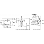 TOTO L546N 檯下式洗手盆 (白色) - 550x400x185mm，優雅造型，陶瓷材質