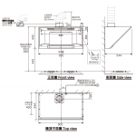 FUJIOH 富士皇 FR-SC2090P XBK 90厘米傾斜式抽油煙機 (絨黑色)