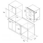 Nutzen 樂斯 NDS-100B 100公升 嵌入式雙層消毒碗櫃 (黑色)