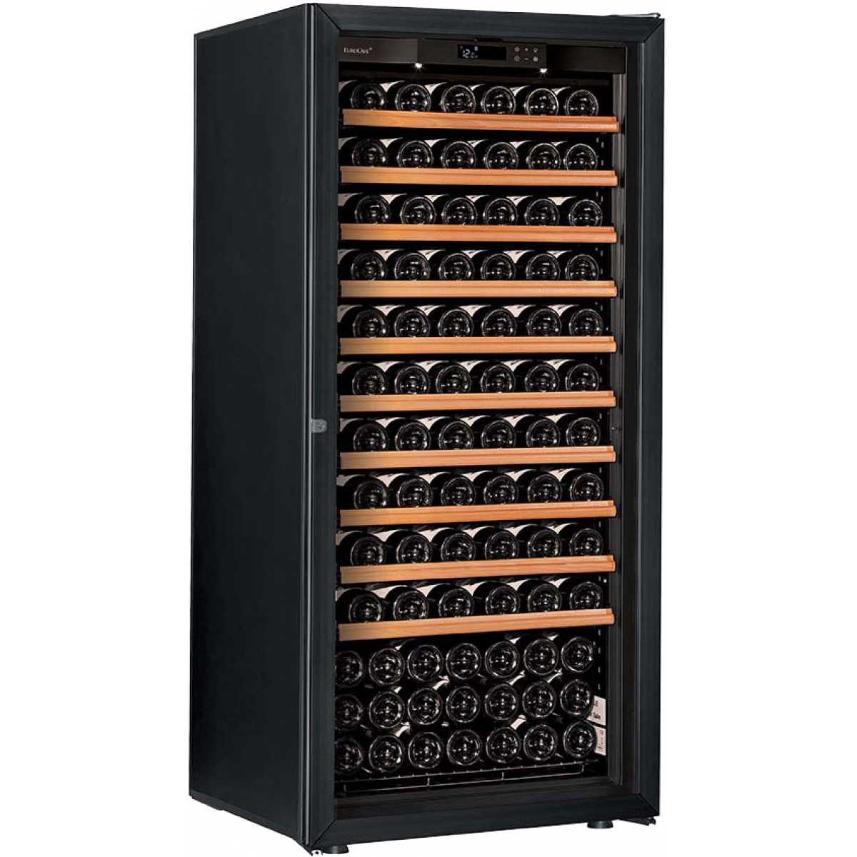 EuroCave V-LAPREMIERE-M-10S-G 141-169瓶單溫紅酒櫃 - 法國製造、防震系統與活性碳過濾