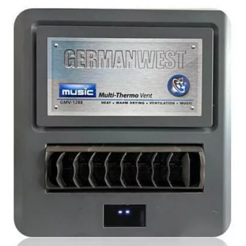German West 西德寶 GMV-1288-GY 變頻式 音樂空氣淨化暖風寶 (灰色)