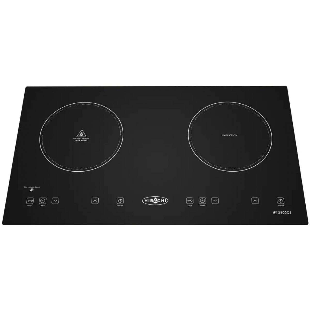 氣霸 HIBACHI HY-2800CS 71厘米 嵌入式電陶爐電磁爐組合