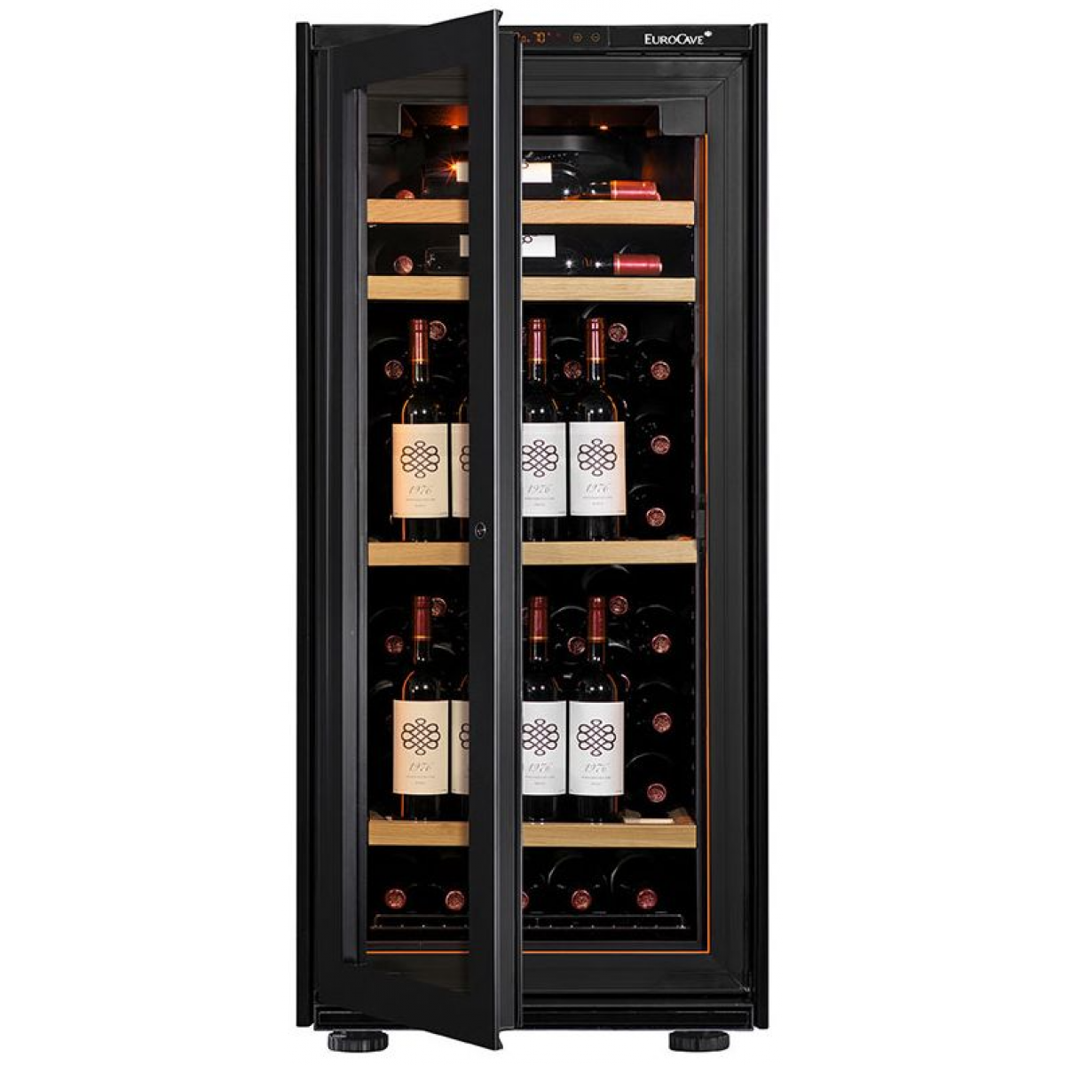 EURO CAVE V-INSP-M-2S-2W-G 嵌入式單溫區紅酒櫃 - 59瓶 | 玻璃門