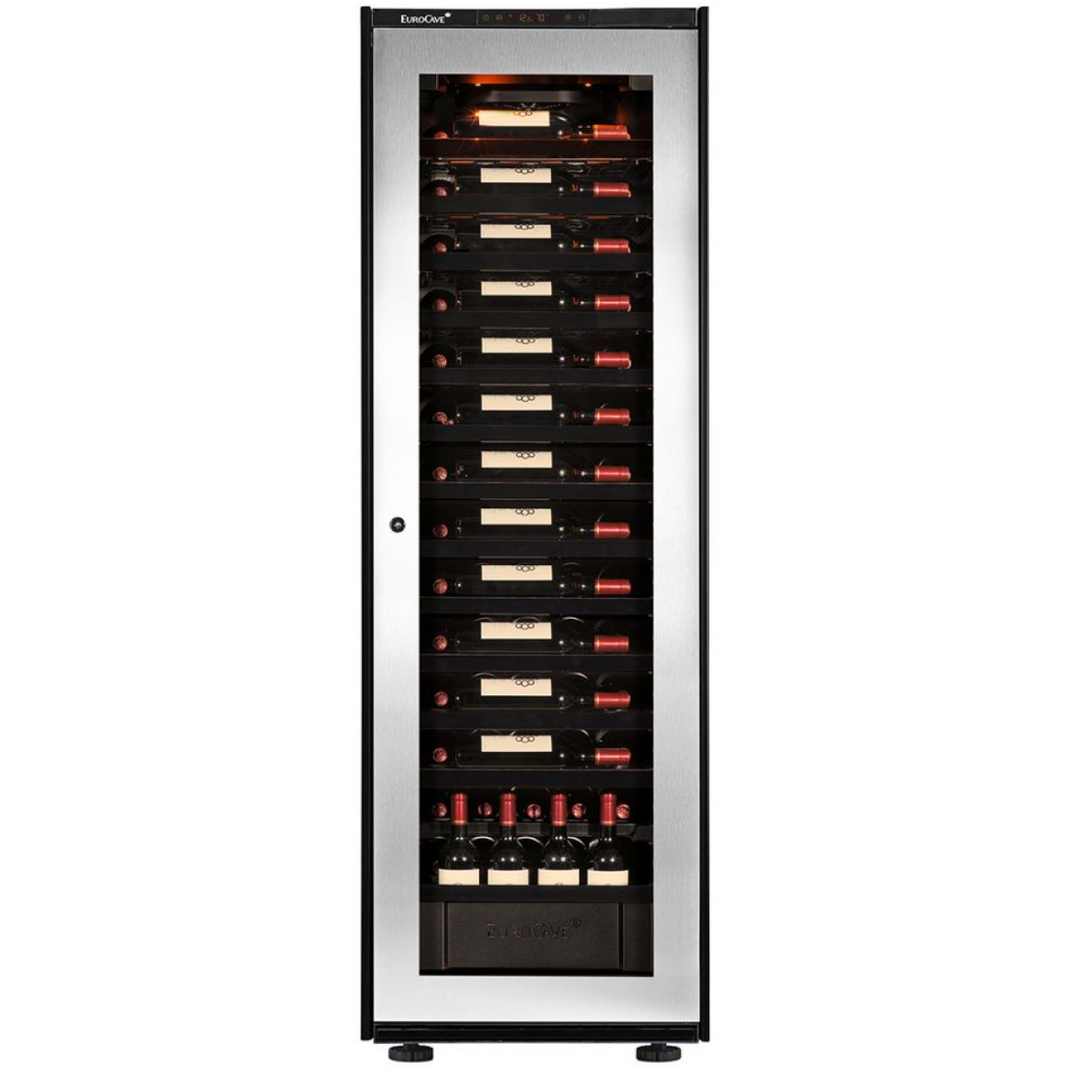 EuroCave V-INSP-L 89瓶 嵌入式單溫區紅酒櫃 (不銹鋼玻璃門) EuroCave V-INSP-L 89瓶 嵌入式單溫區紅酒櫃 (不銹鋼玻璃門)
