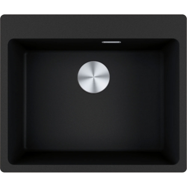 Franke MRG 610-54 FTL Maris 花崗岩檯面單盆廚房水槽 (瑪瑙黑色)