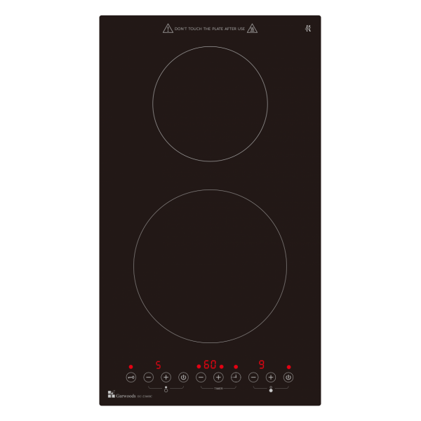 Garwoods 樂思 EC-2360IC 29cm 嵌入式雙頭電磁爐 - 半橋火力精準控制