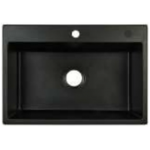 Goboss TS-1A6047-BK 60厘米 花崗石單鋅盤 (檯面款) (黑色)