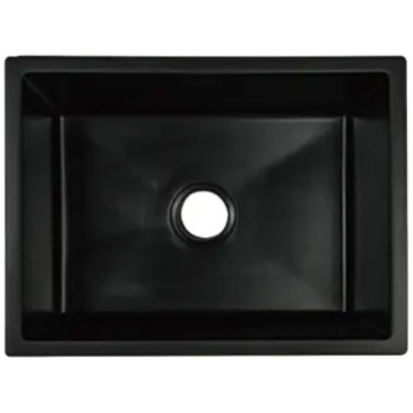 Goboss TS-1U4439-BK 45厘米 花崗石單鋅盤 (檯下款) (黑色) - 花崗石材質，耐用美觀