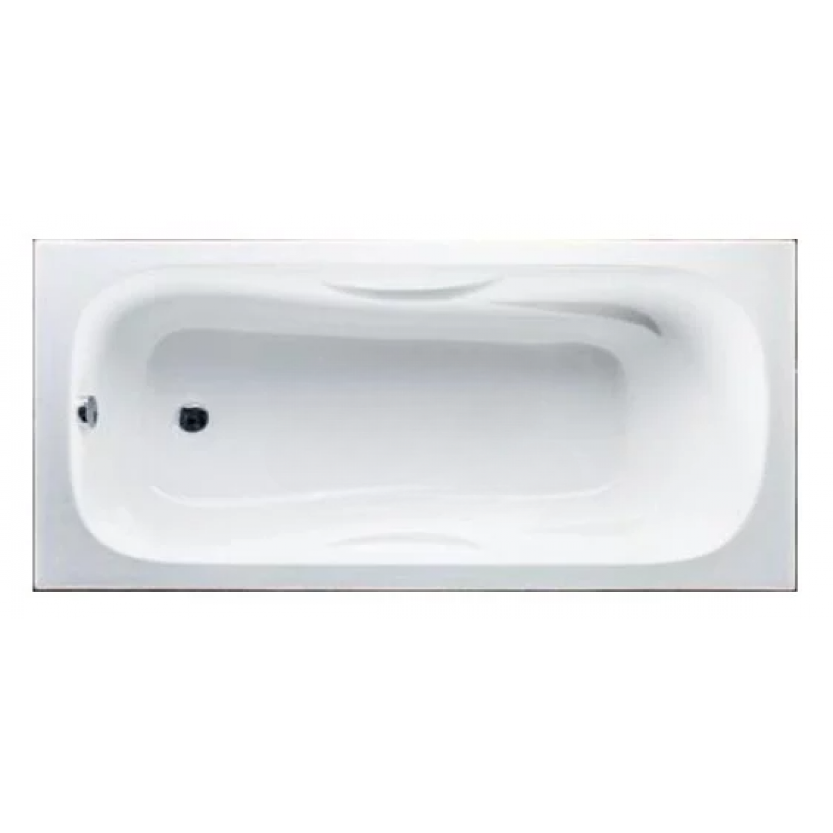 Goboss NY-B1400 嵌入式鑄鐵浴缸 (1400 x 750mm) - 不帶扶手，堅固耐用